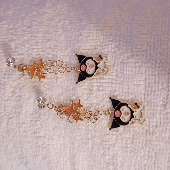 Hand Crafted Hello Kitty's Kuromi Starlight Earrings - Picture 9 of 9